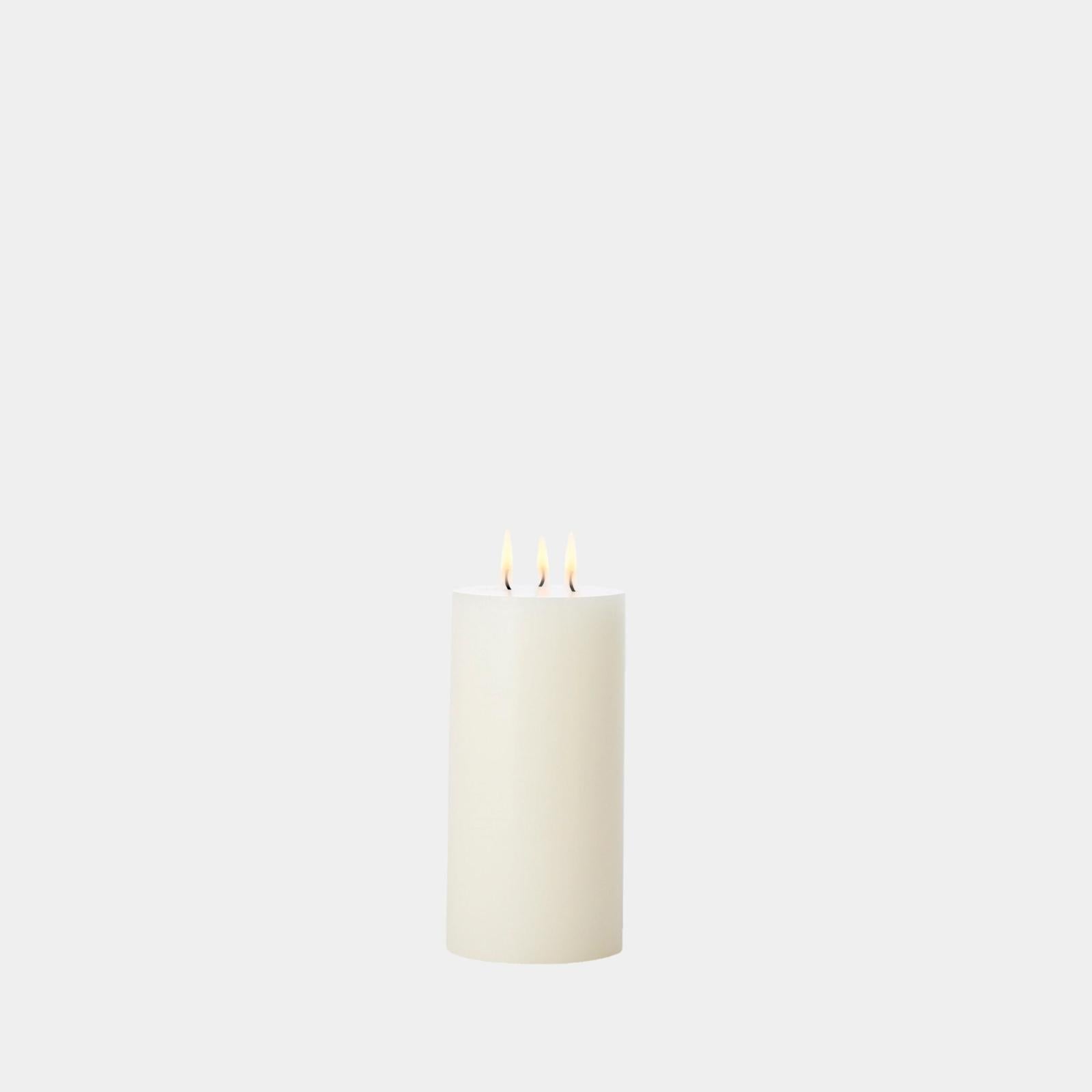 Global Views Unscented Wick Pillar Candle