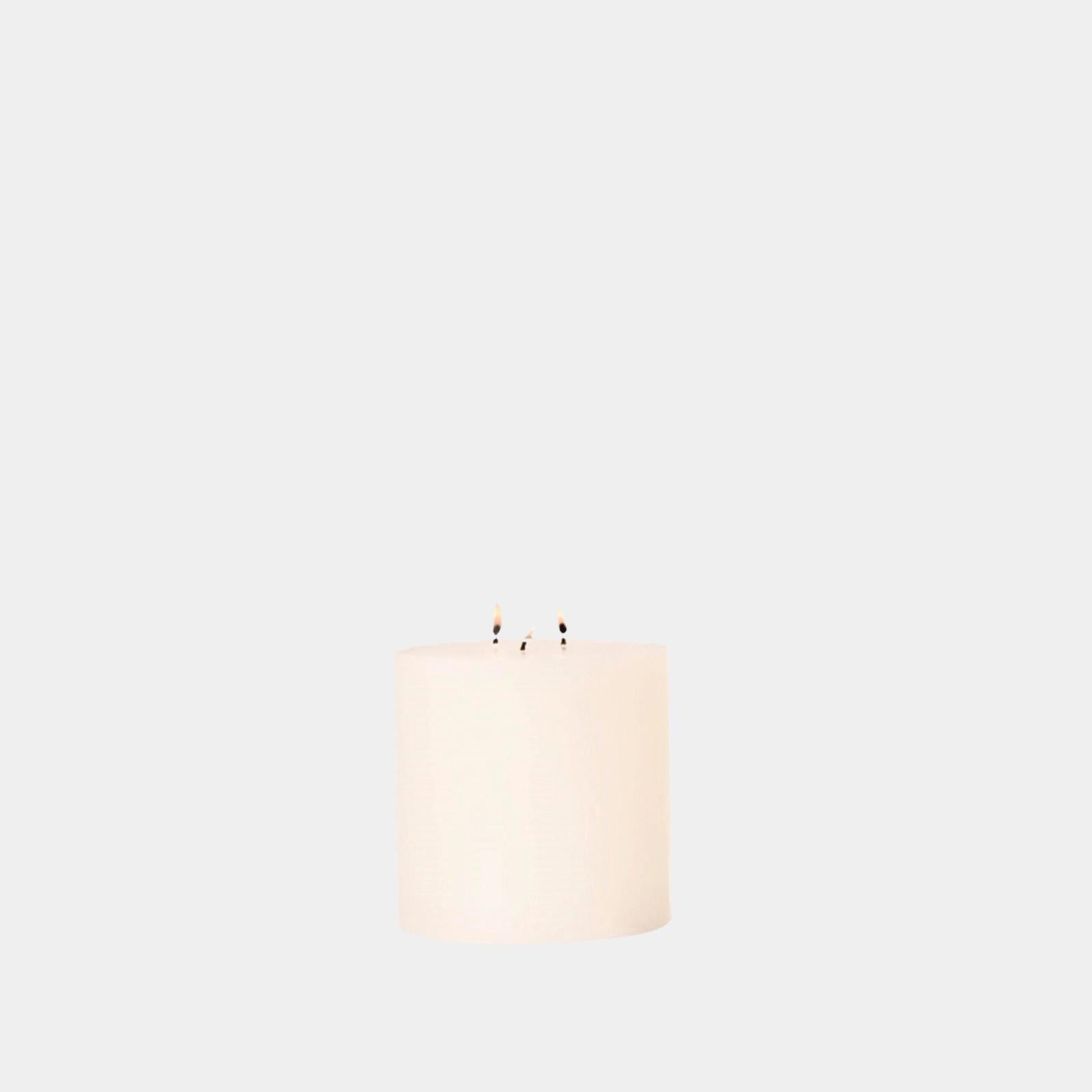 Global Views Unscented Wick Pillar Candle