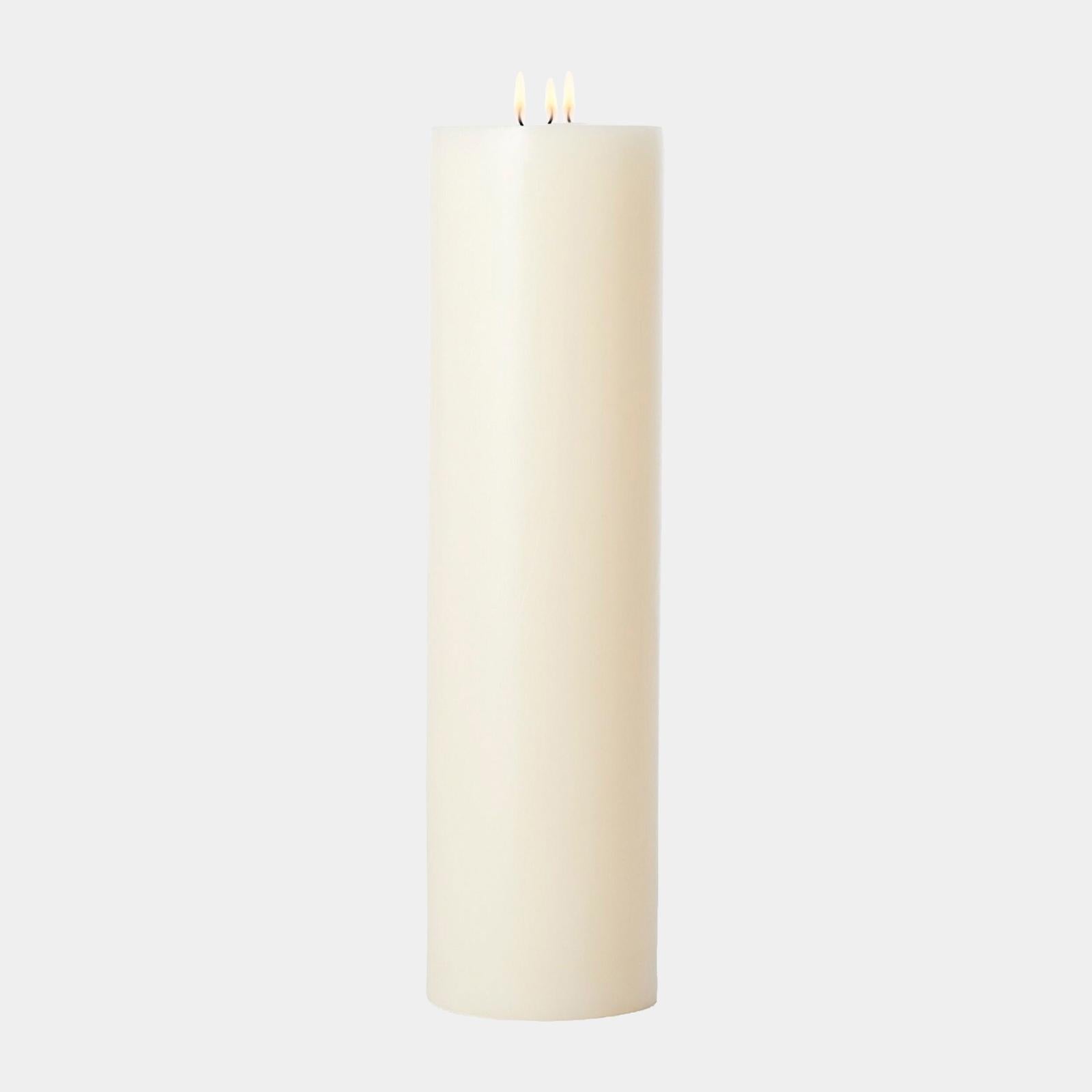 Global Views Unscented Wick Pillar Candle