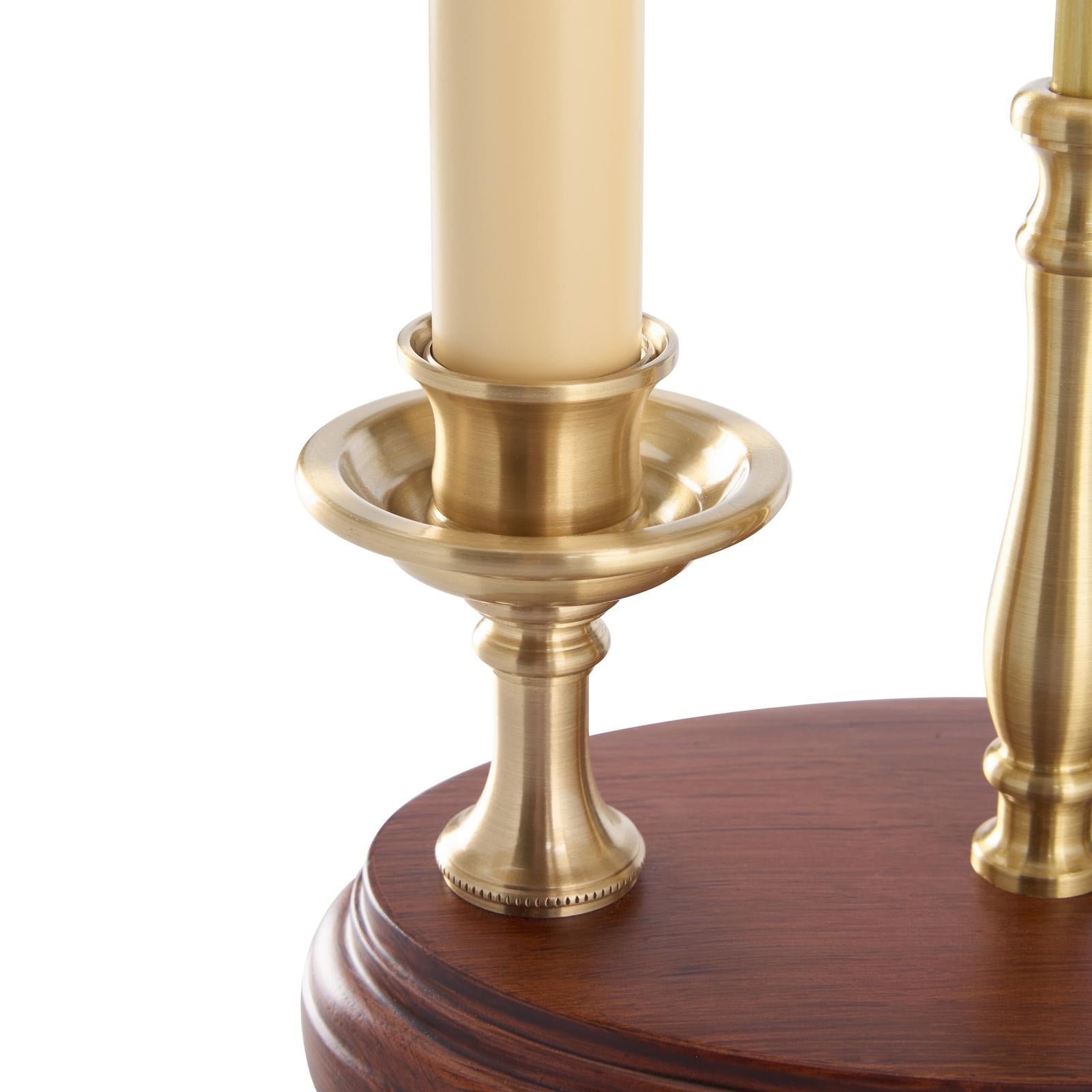 Wildwood Twin Candle Desk Table Lamp