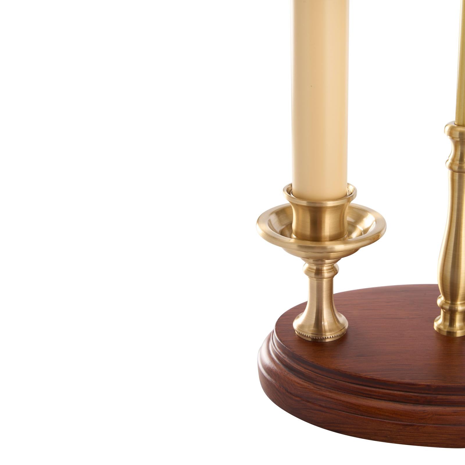 Wildwood Twin Candle Desk Table Lamp