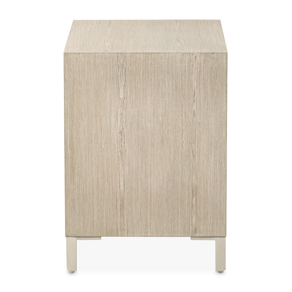 Michael Amini Lotus Bay Large Nightstand - Sand