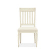 Magnussen Home Newport Alabaster Upholstered Side Chair Set of 2