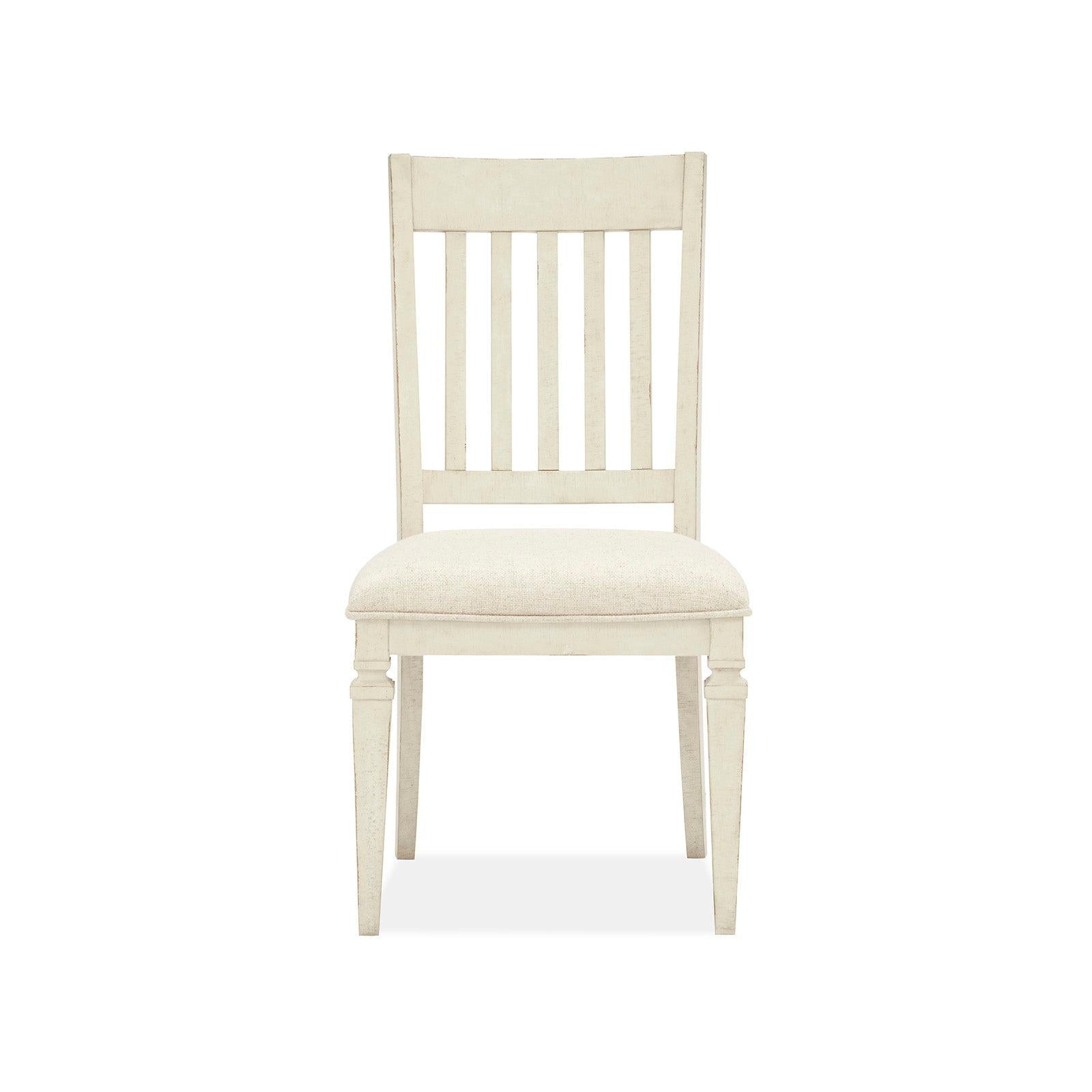 Magnussen Home Newport Alabaster Upholstered Side Chair Set of 2