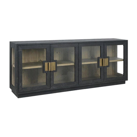 Classic Home Larson Solid Wood 4 Door Cabinet