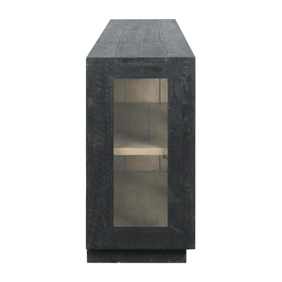 Classic Home Larson Solid Wood 4 Door Cabinet
