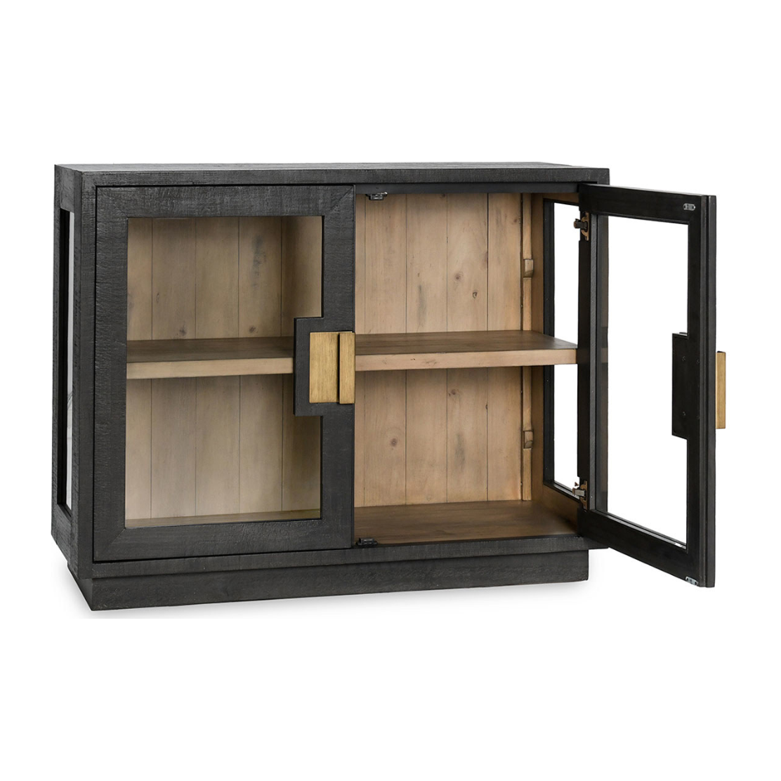 Classic Home Larson Solid Wood 2 Door Cabinet