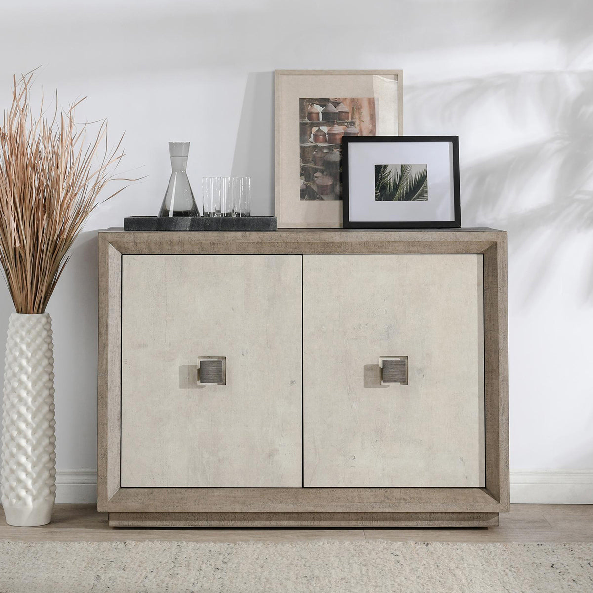 Classic Home Denver Solid Wood 2 Door Cabinet
