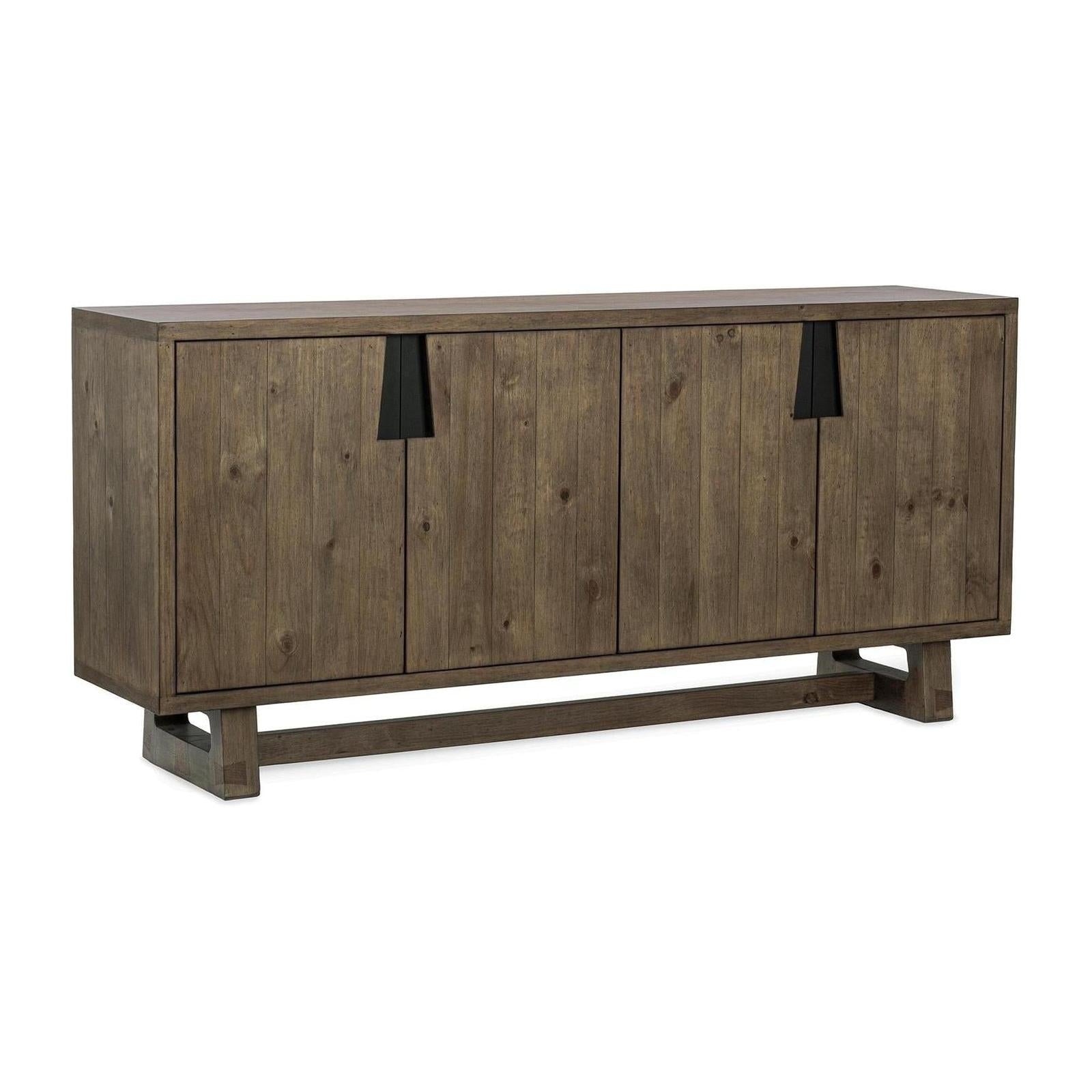 Classic Home Lyra Solid Wood 4 Door Buffet