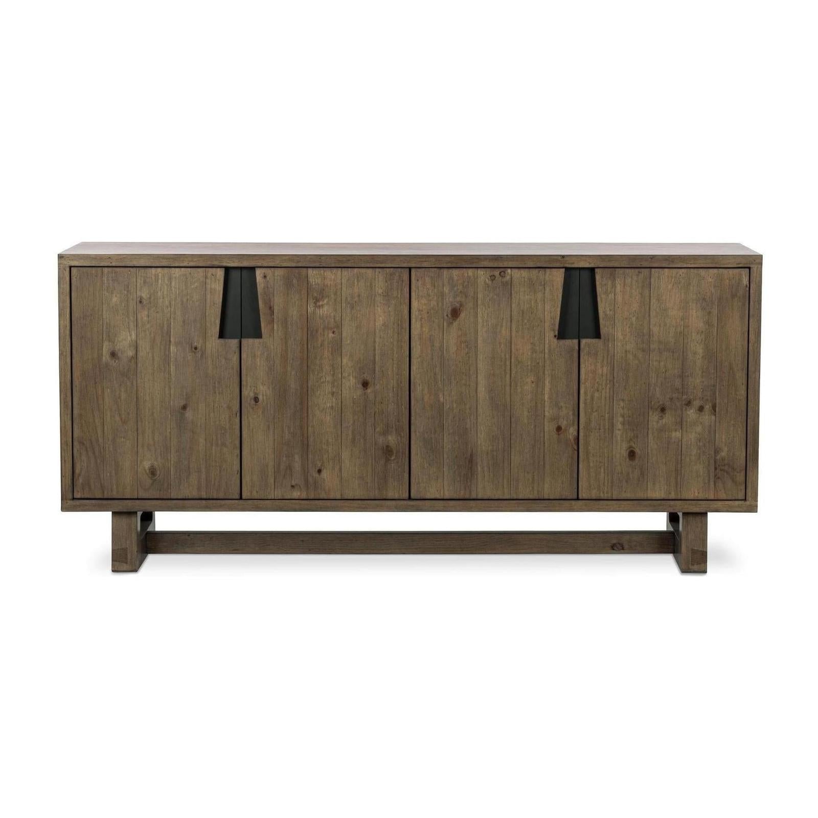 Classic Home Lyra Solid Wood 4 Door Buffet
