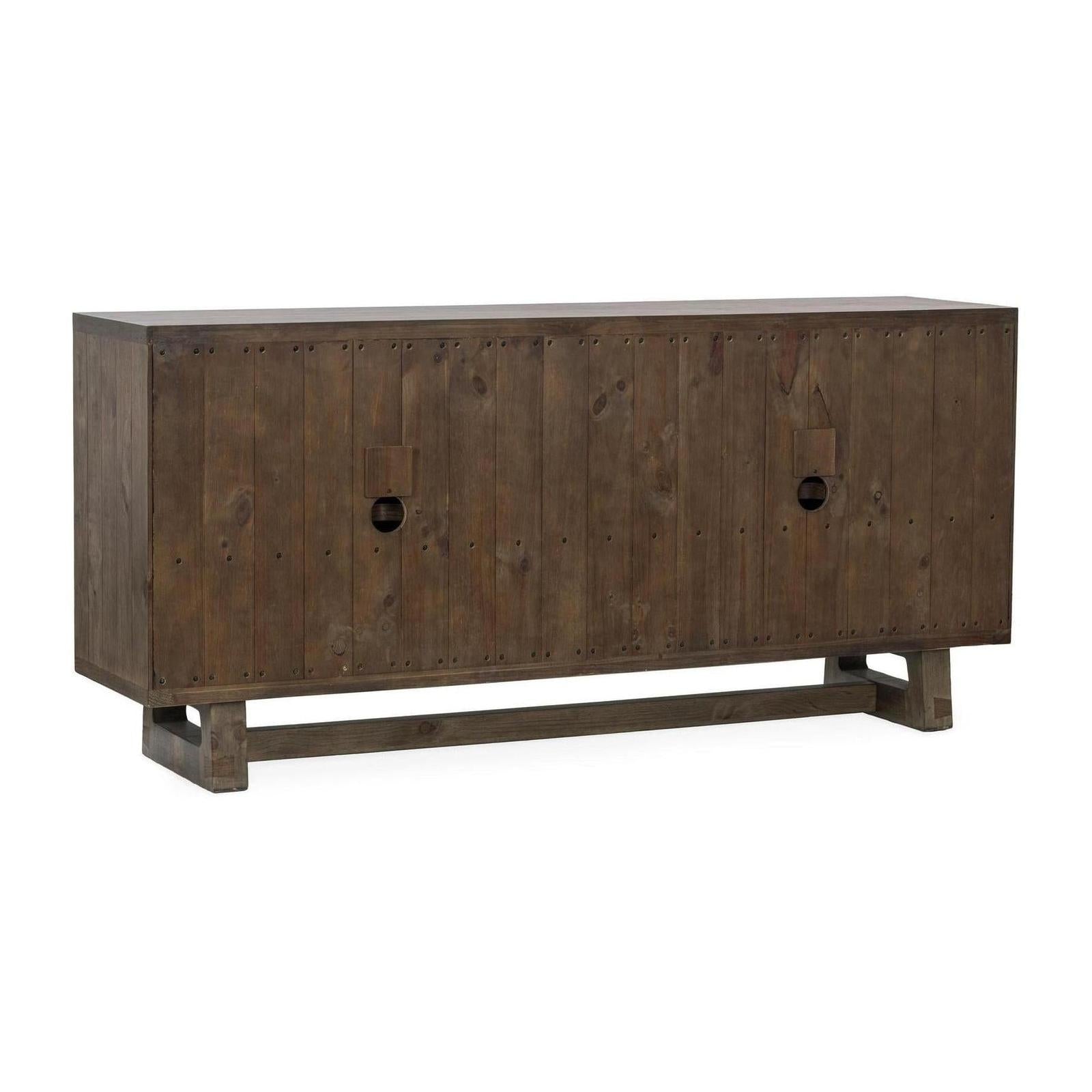 Classic Home Lyra Solid Wood 4 Door Buffet