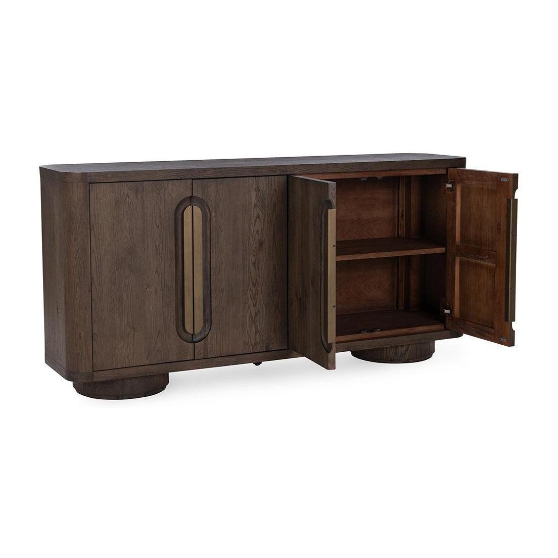 Classic Home Tiber Solid Wood 4 Door Buffet