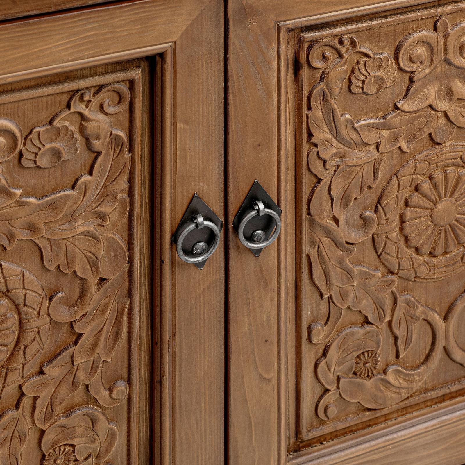 Classic Home Amita 3 Drawer and 4 Door Cabinet