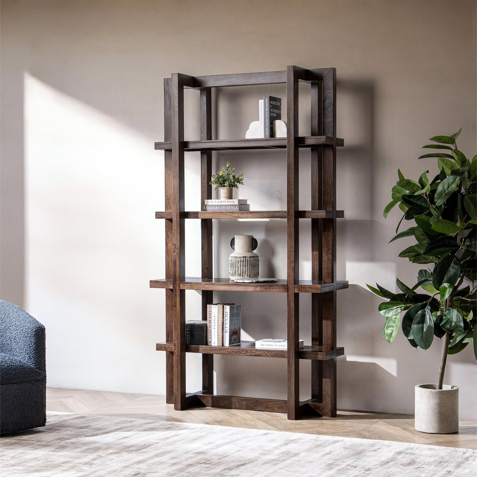 Classic Home Sydney Solid Wood Bookcase