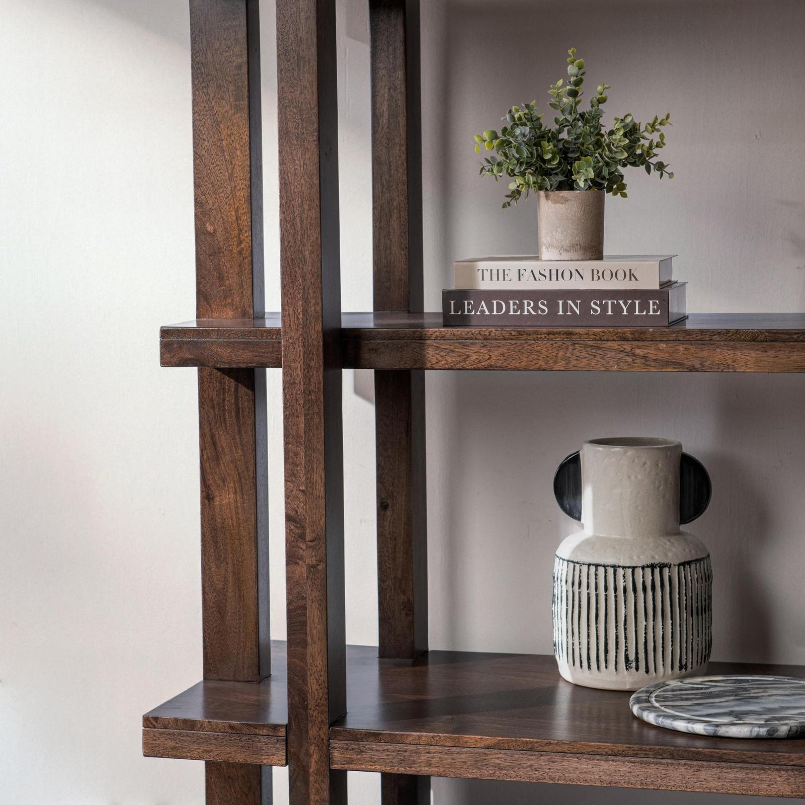 Classic Home Sydney Solid Wood Bookcase
