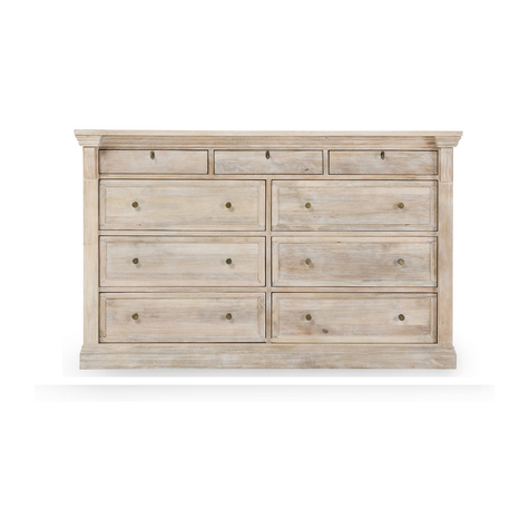 Classic Home Adelaide Solid Wood 9 Drawer Dresser