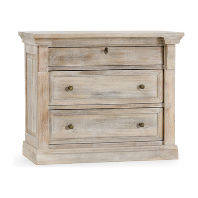Classic Home Adelaide Solid Wood 3 Drawer Nightstand