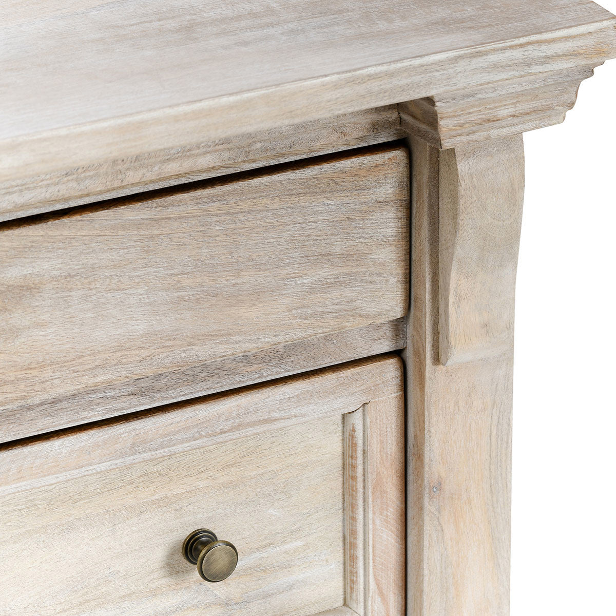 Classic Home Adelaide Solid Wood 3 Drawer Nightstand