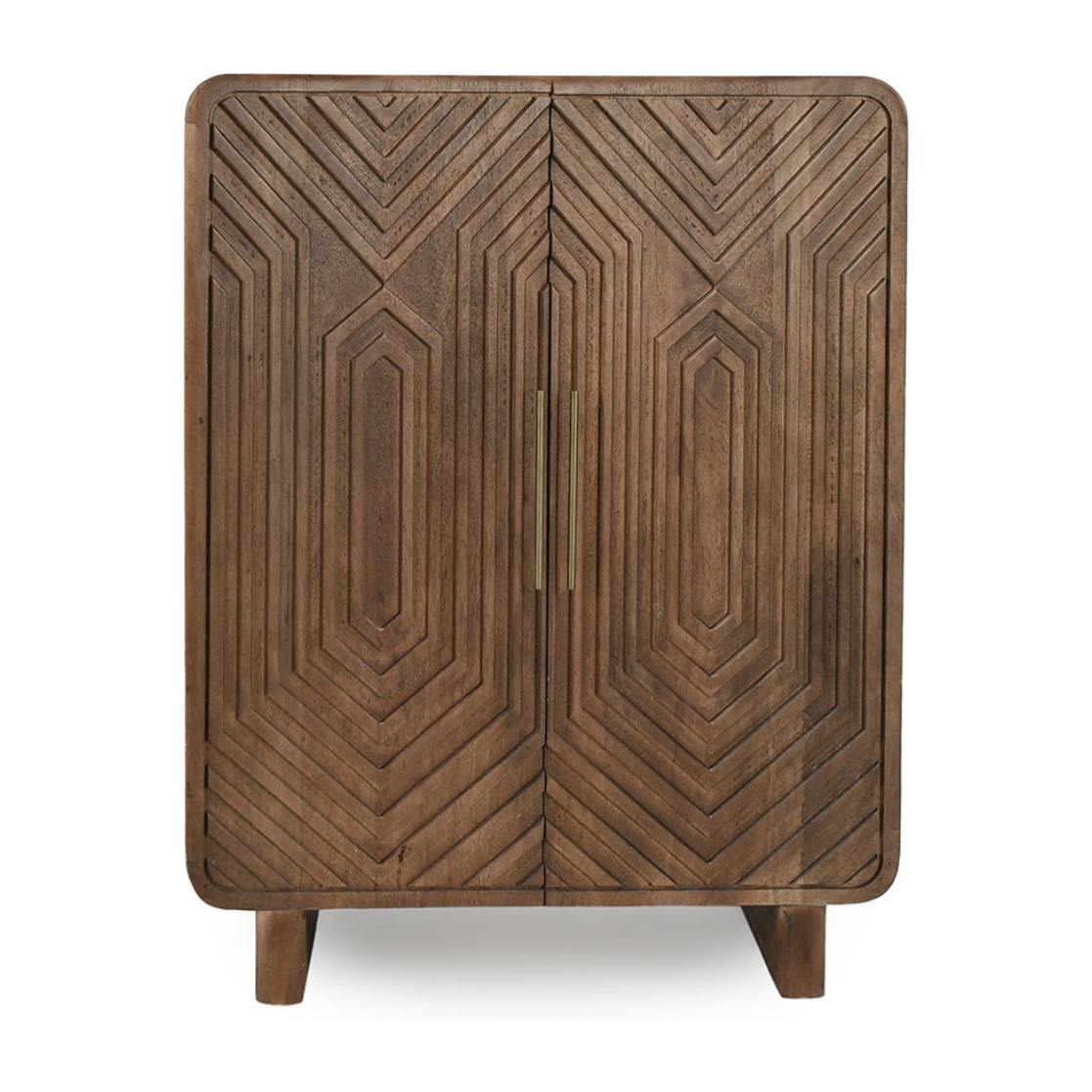 Classic Home Holmes Solid Wood Bar Cabinet