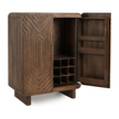 Classic Home Holmes Solid Wood Bar Cabinet