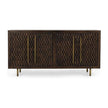 Classic Home Norwood Solid Wood 4 Door Buffet