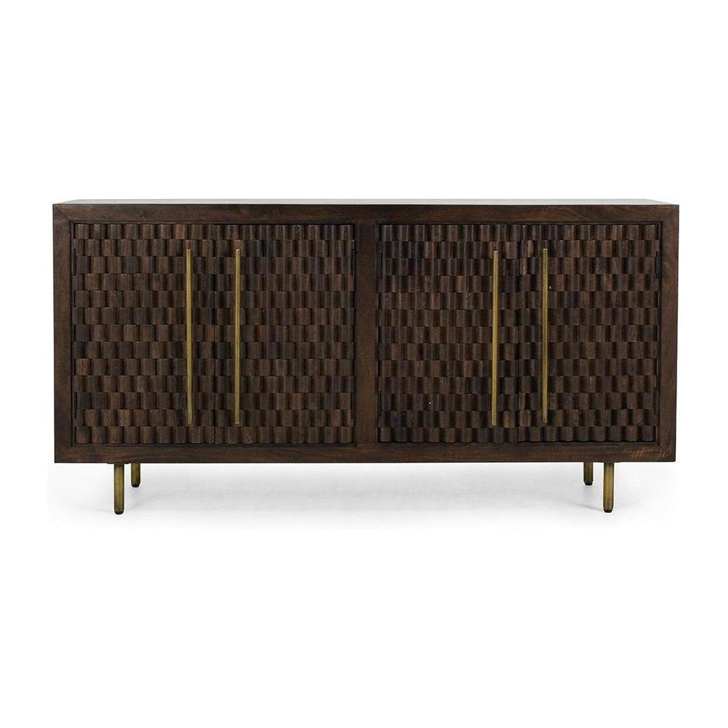 Classic Home Norwood Solid Wood 4 Door Buffet