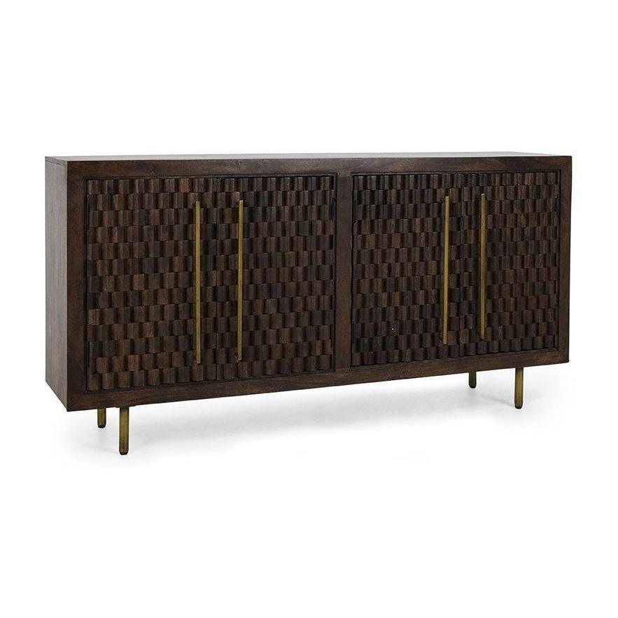 Classic Home Norwood Solid Wood 4 Door Buffet