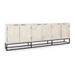 Classic Home Flint Solid Wood 6 Door Cabinet