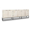 Classic Home Flint Solid Wood 6 Door Cabinet