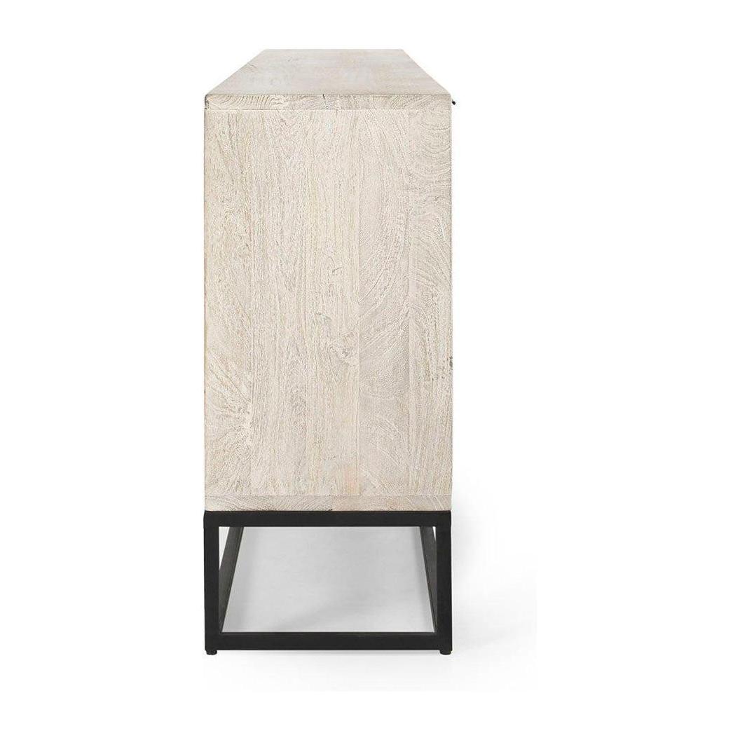 Classic Home Flint Solid Wood 6 Door Cabinet