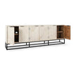 Classic Home Flint Solid Wood 6 Door Cabinet