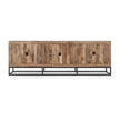 Classic Home Flint Solid Wood 6 Door Cabinet