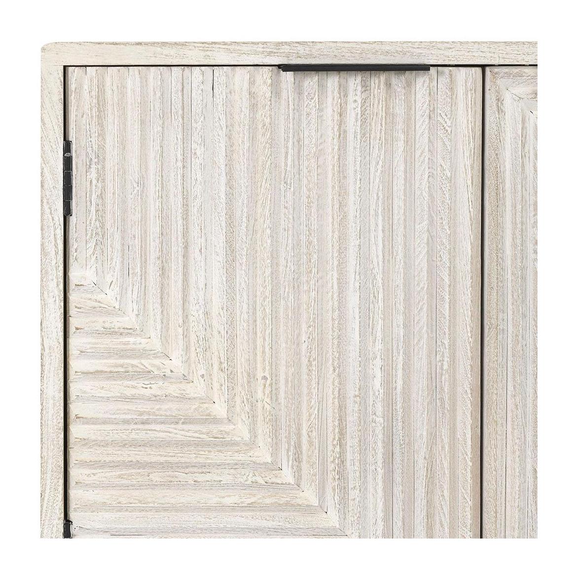 Classic Home Flint Solid Wood 6 Door Cabinet