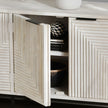 Classic Home Flint Solid Wood 6 Door Cabinet