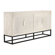 Classic Home Flint Solid Wood 4 Door Cabinet