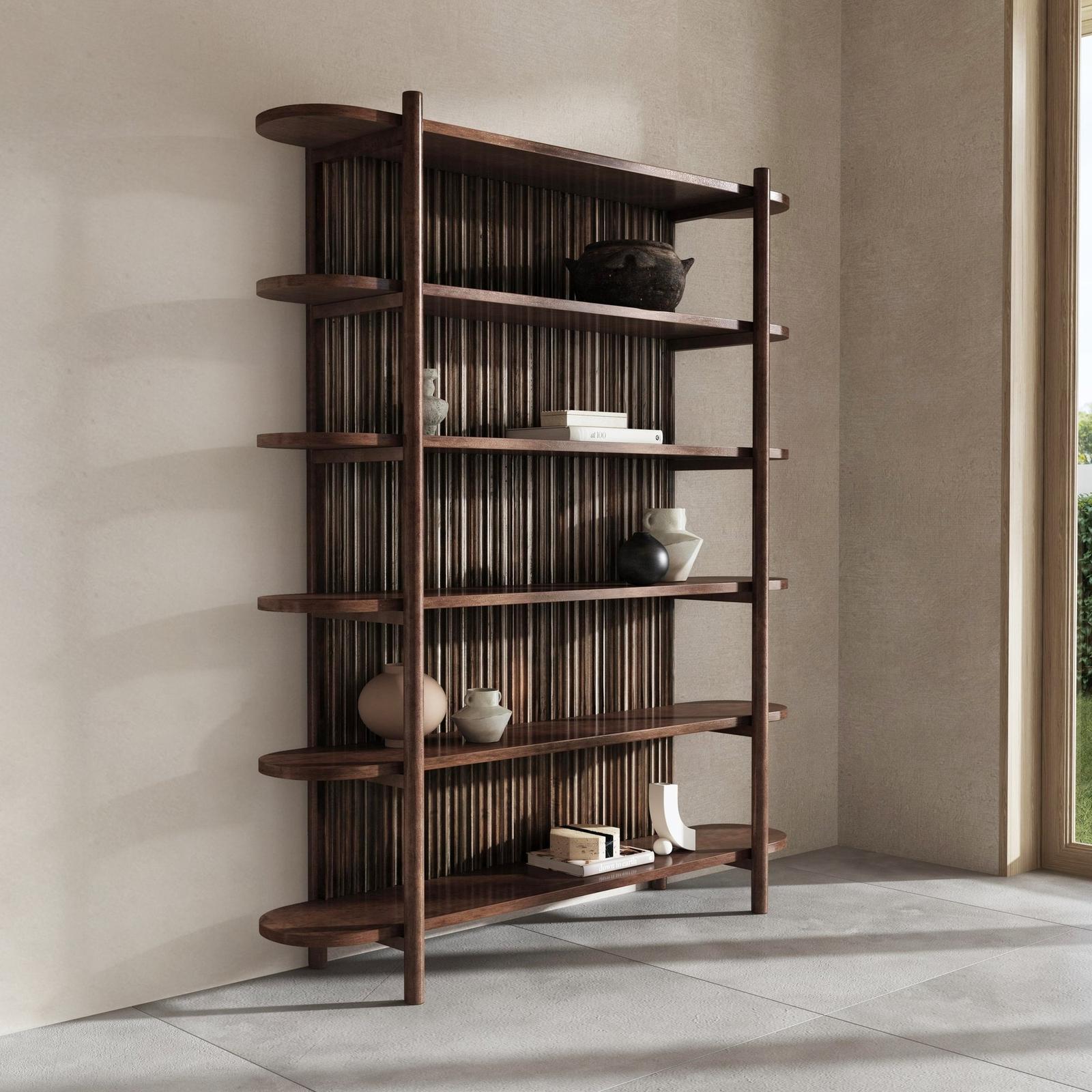 Classic Home Redford Solid Wood Bookcase