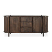Classic Home Redford Solid Wood 2 Door 3 Drawer Cabinet