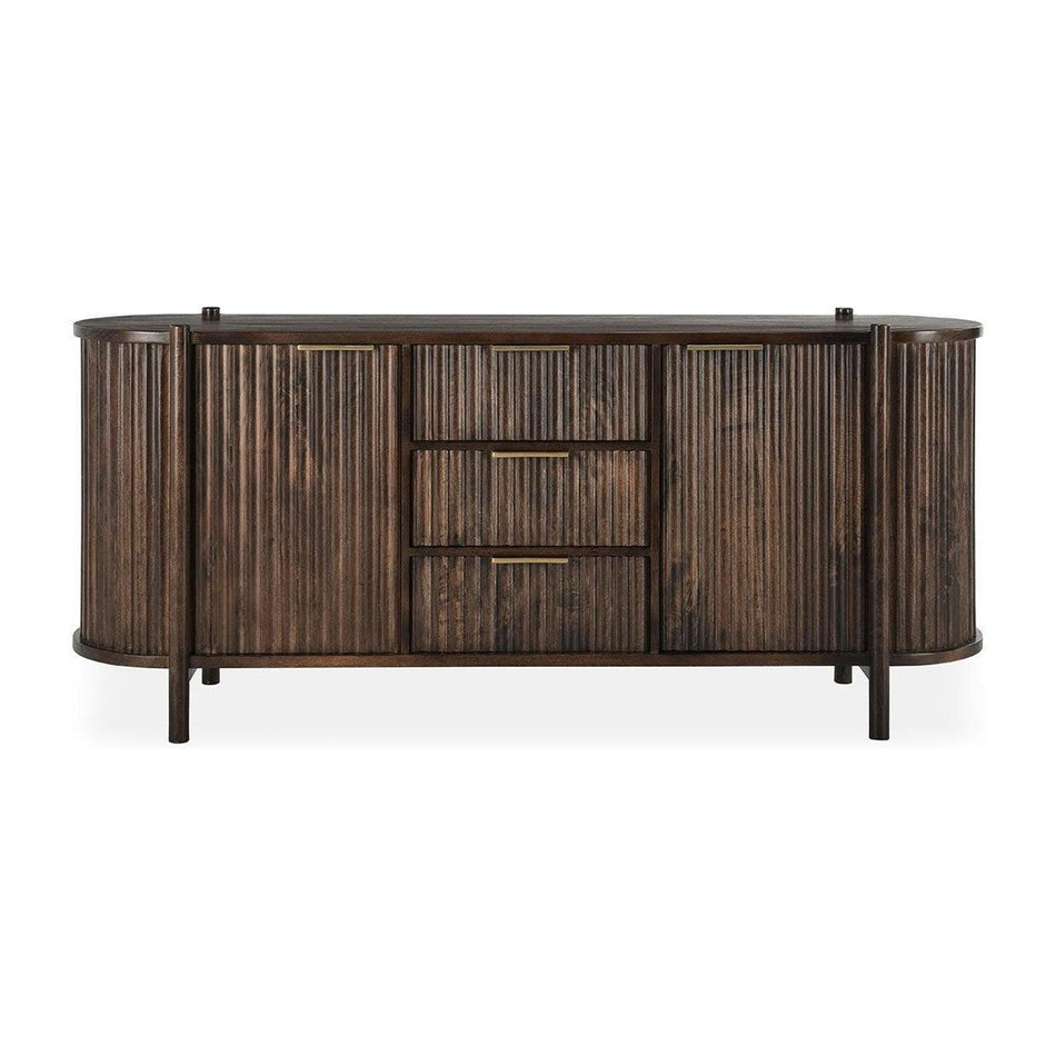 Classic Home Redford Solid Wood 2 Door 3 Drawer Cabinet