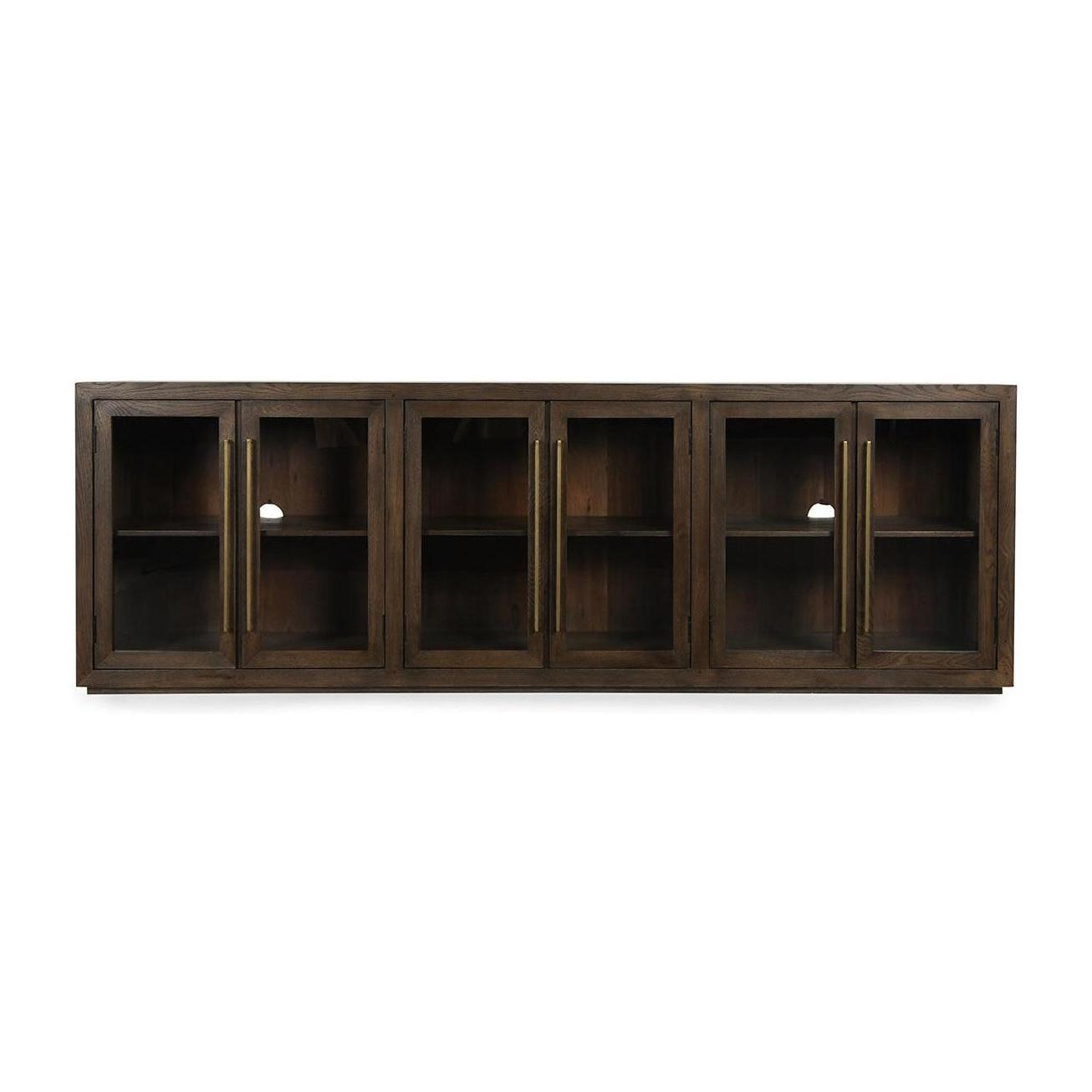 Classic Home Bradley Solid Wood 6 Door Cabinet
