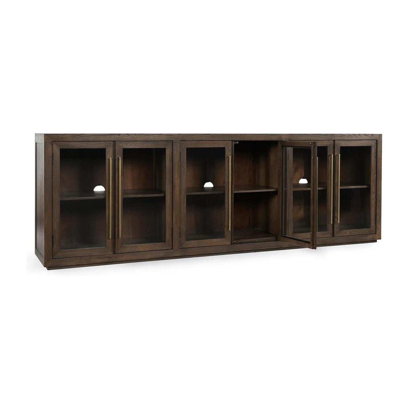 Classic Home Bradley Solid Wood 6 Door Cabinet