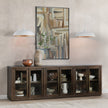 Classic Home Bradley Solid Wood 6 Door Cabinet