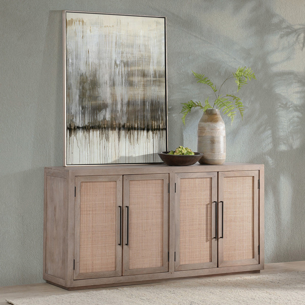 Classic Home Jensen 4 Door Cabinet
