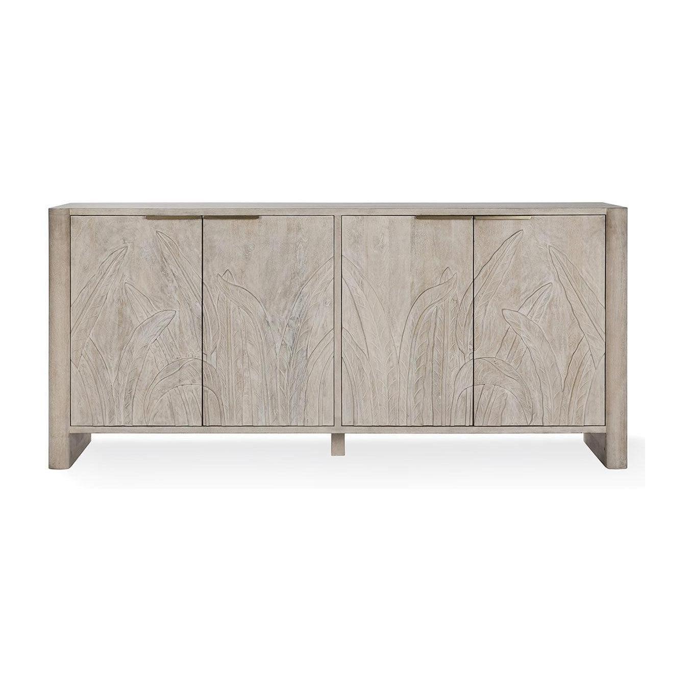 Classic Home Ledro Solid Wood 4 Door Cabinet