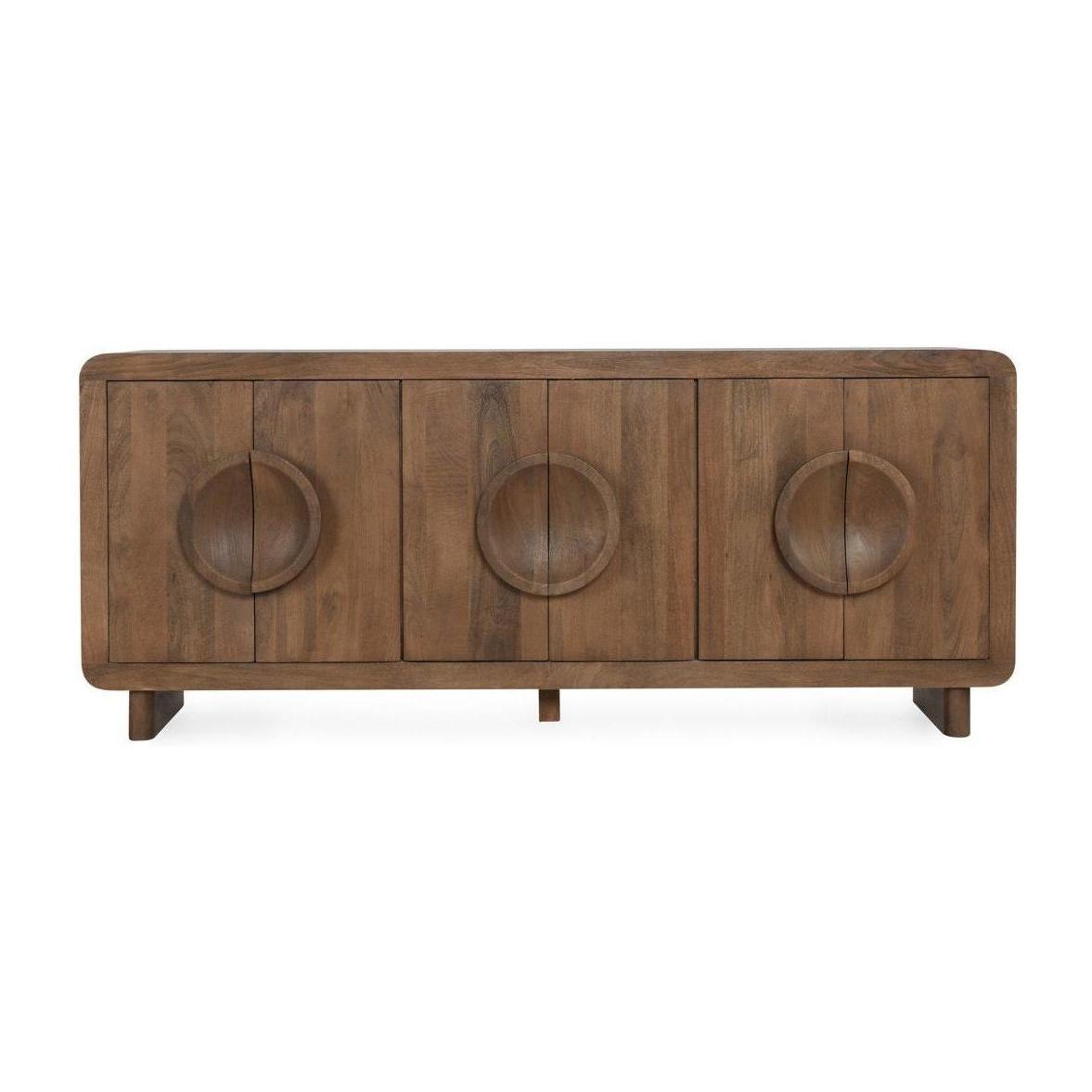 Classic Home Vally Solid Wood 6 Door Buffet