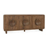 Classic Home Vally Solid Wood 6 Door Buffet