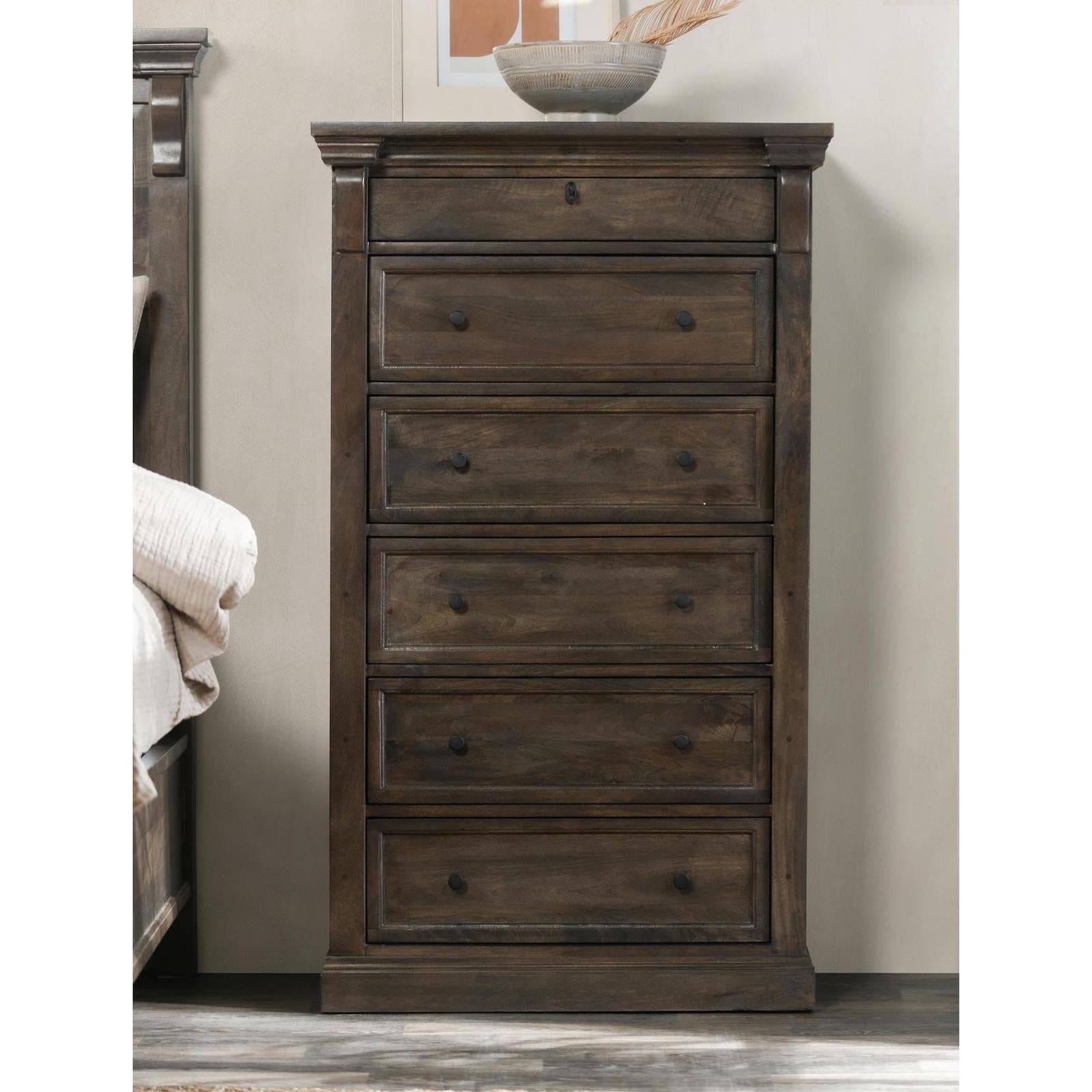 Classic Home Adelaide Solid Wood 6 Drawer Chest