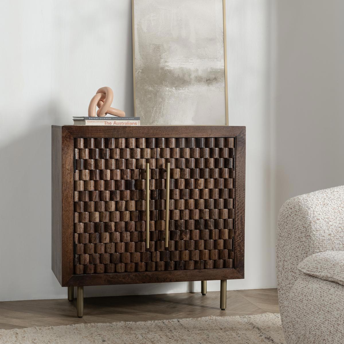 Classic Home Norwood Solid Wood 2 Door Cabinet