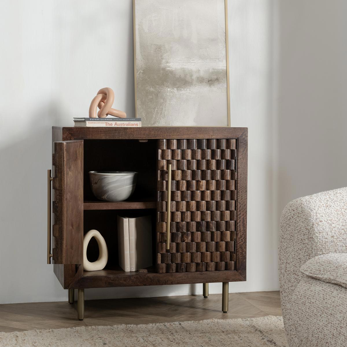 Classic Home Norwood Solid Wood 2 Door Cabinet