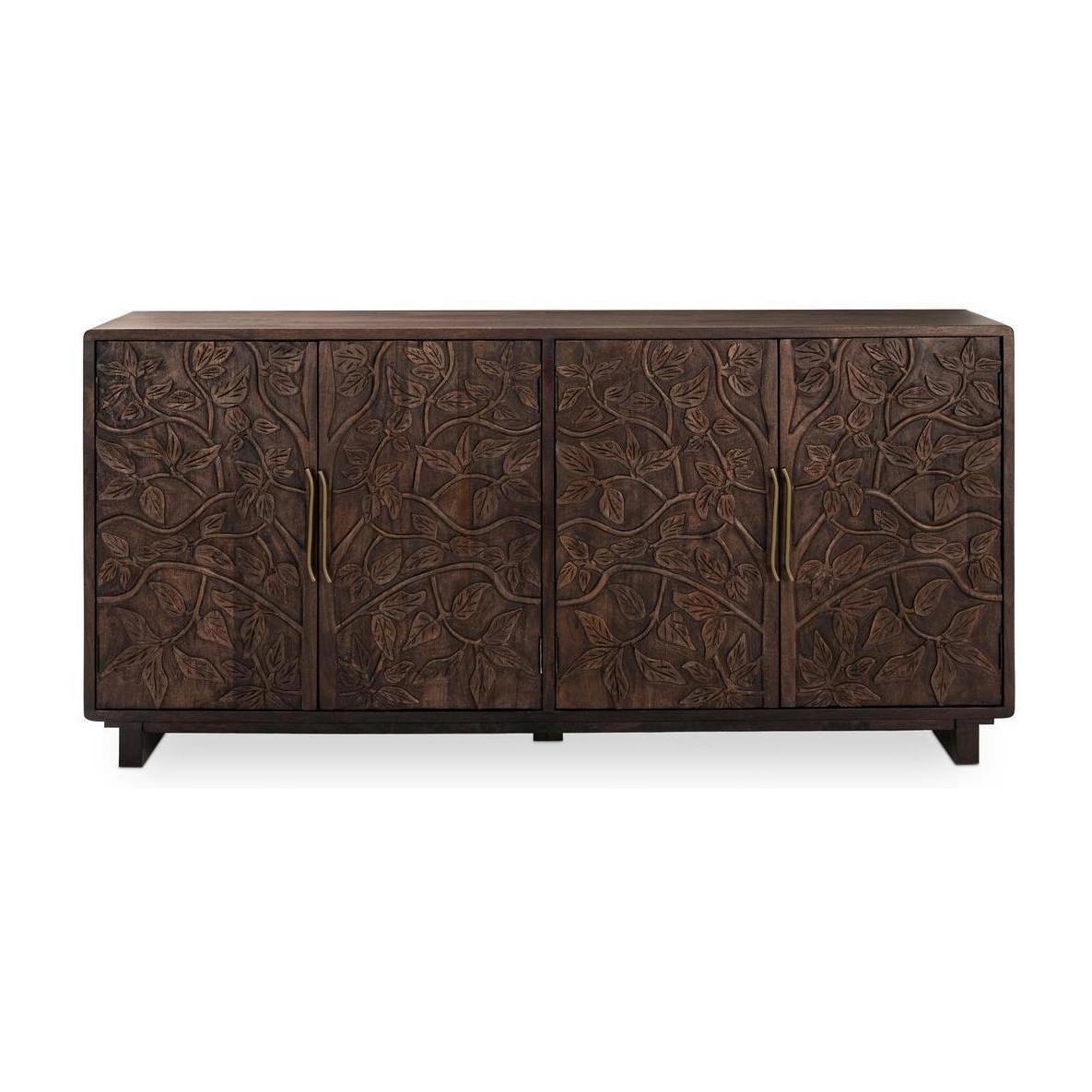 Classic Home Albero Solid Wood 4 Door Buffet