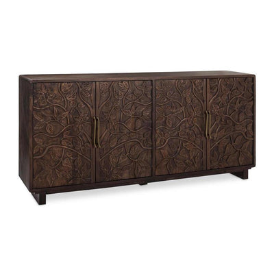 Classic Home Albero Solid Wood 4 Door Buffet